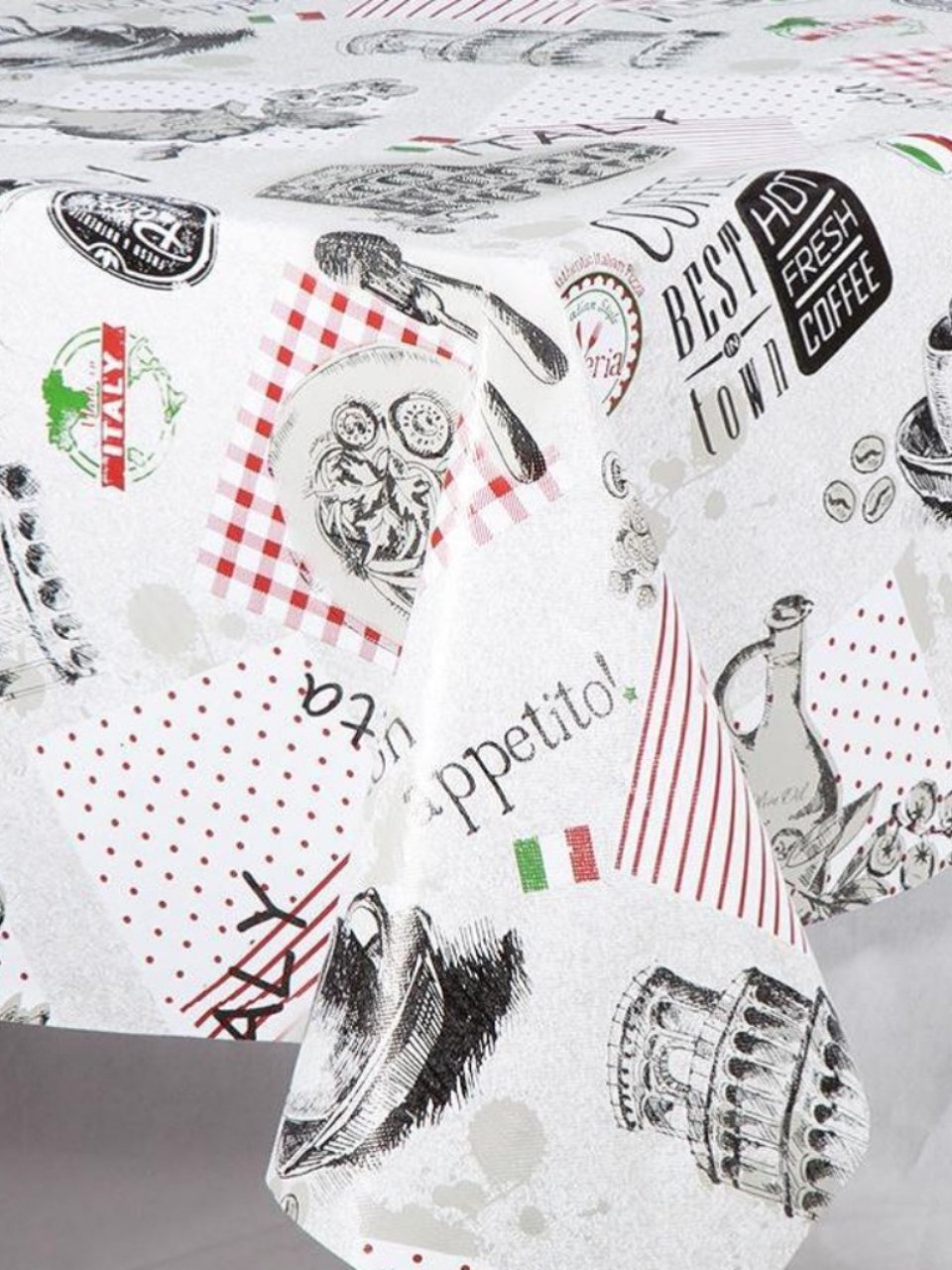 Клеенка Флер, 1.4х20 м, ПВХ на тканевой основе, 331A