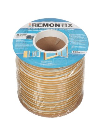 Уплотнитель D, 9х7.5/7.4 мм, 100 м, белый, Sila, Home, 1CX