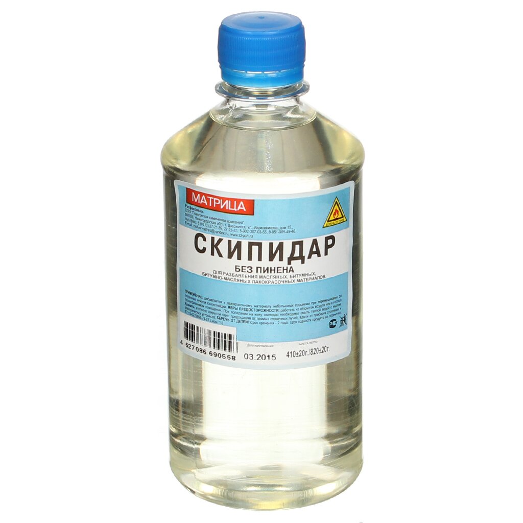 Скипидар 0.5 л, Матрица, ТУ