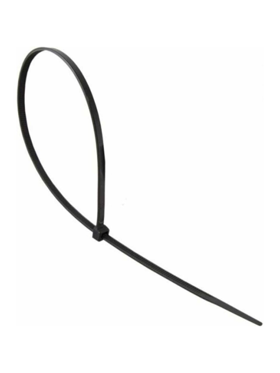 Хомут нейлоновый, 4.8х200 мм, 100 шт, черный, General Lighting Systems, 475334