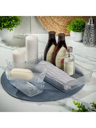 Органайзеры для хранения, 4 штуки, прозрачные, Y4-8630