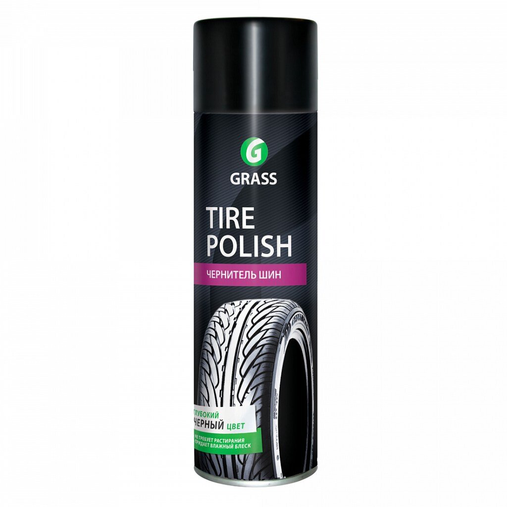 Чернитель шин Grass, Tire Polish, аэрозольный, 650 мл, 700670