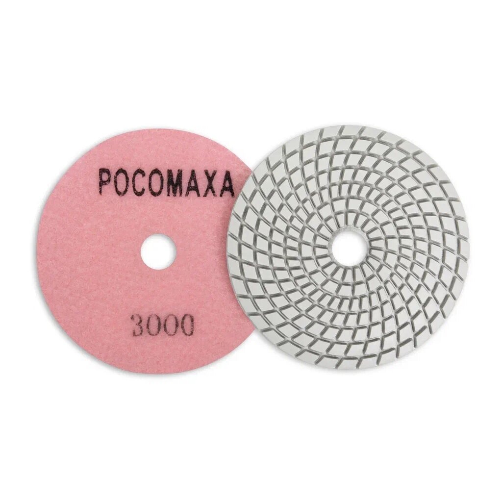 Круг алмазный гибкий Росомаха, диаметр 100 мм, P3000, шлифовальный темное правление список росомаха