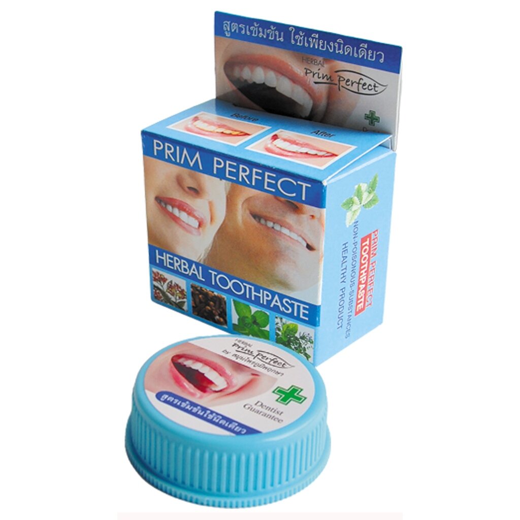 Зубная паста Prim Perfect, Отбеливающая, 25 г