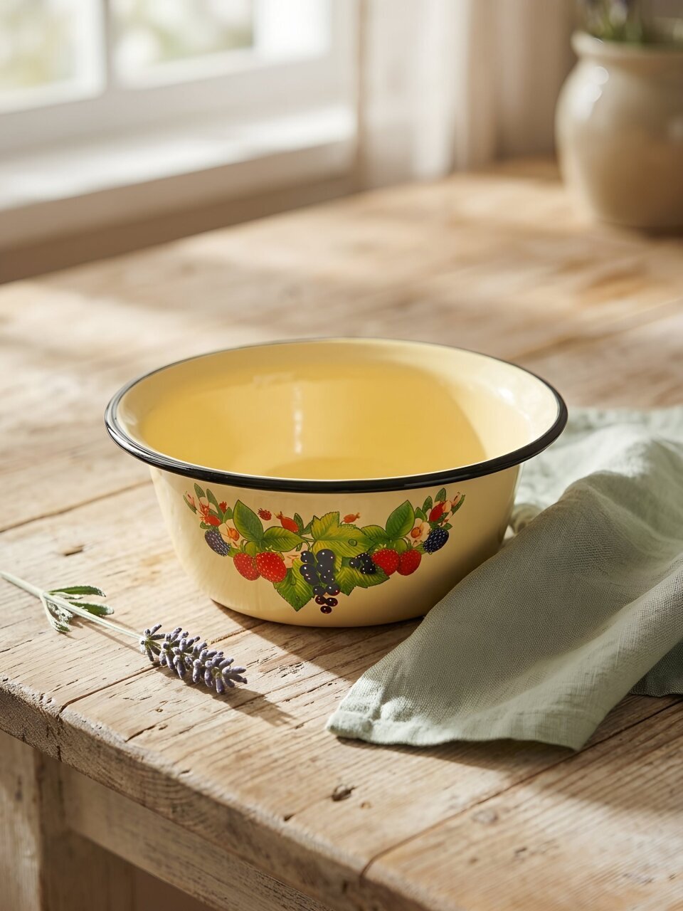 Миска эмалированная сталь, круглая, 16.5х7 см, 0.8 л, СтальЭмаль, 1с5с, в ассортименте