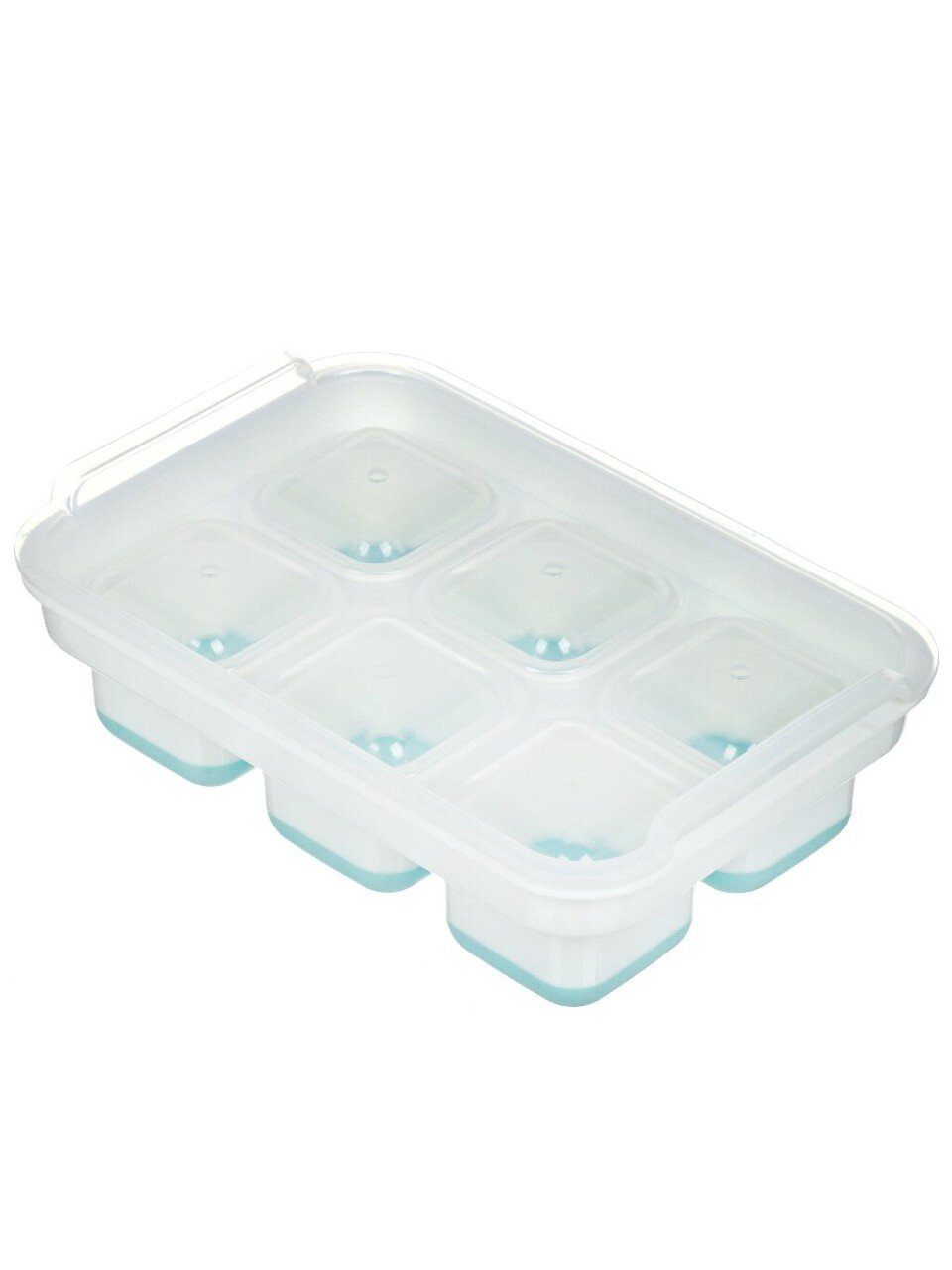 Форма для льда 20х13.5х5.4 см, пластик, силикон, с крышкой, Y4-7800