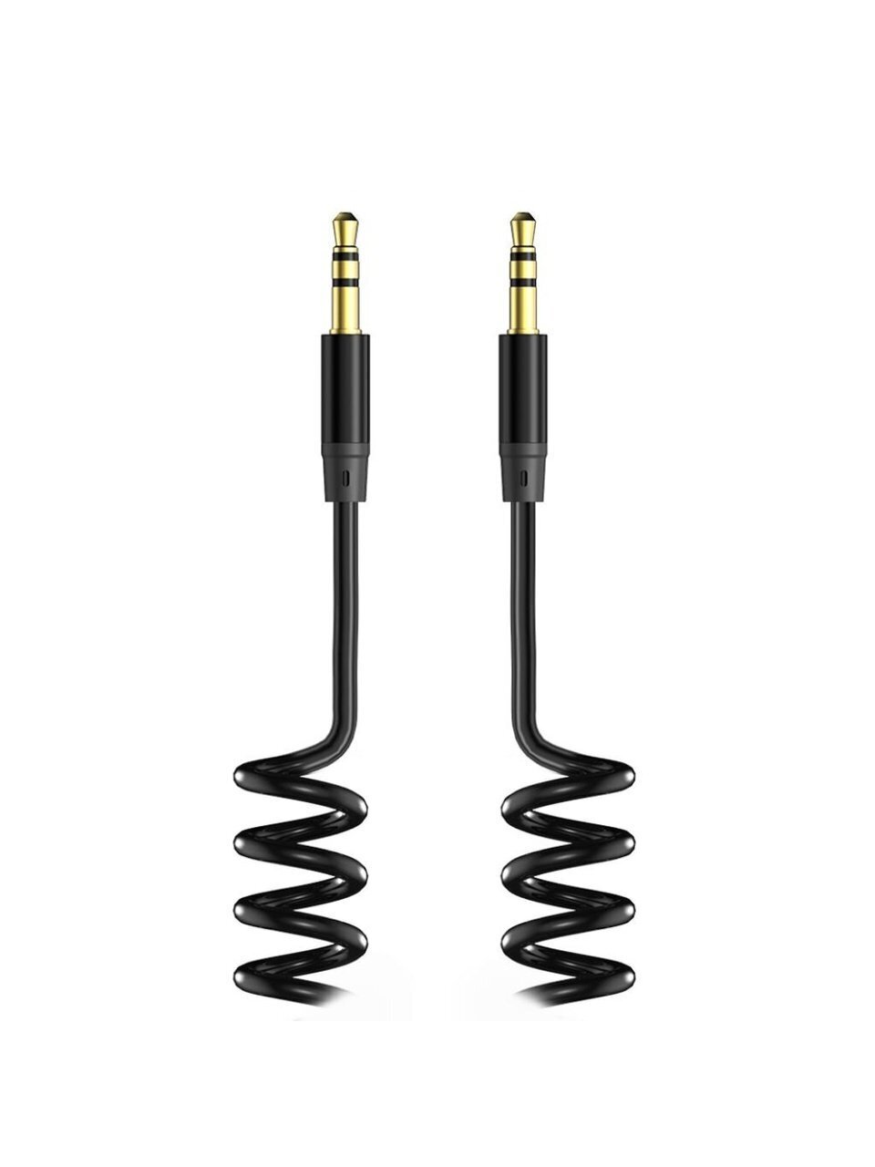 Кабель AUX, OLMIO, Jack-Jack, витой, 3.5 mm, черный, 038643