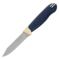 Нож кухонный Tramontina, Multicolor, для овощей, нержавеющая сталь, 7.5 см, рукоятка пластик, 23511/213-TR