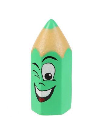 Копилка Карандаш, 9х9х21 см, гипс, 12 0016 07, зеленая