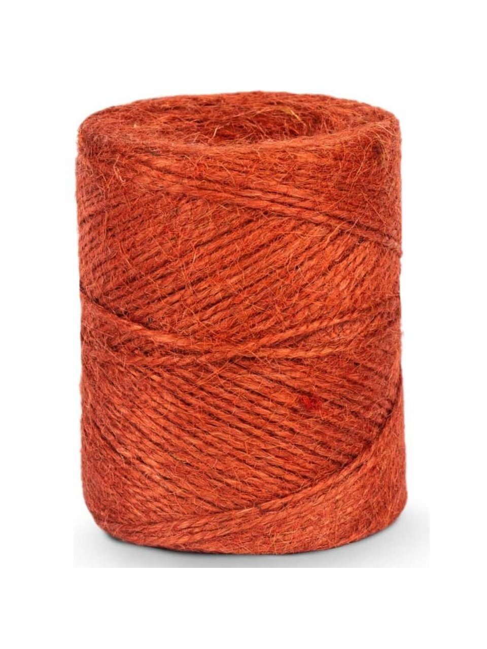 Шпагат джут, 200 г, 1200 текс, двухниточный, П 2 пол, 13799-1, красный