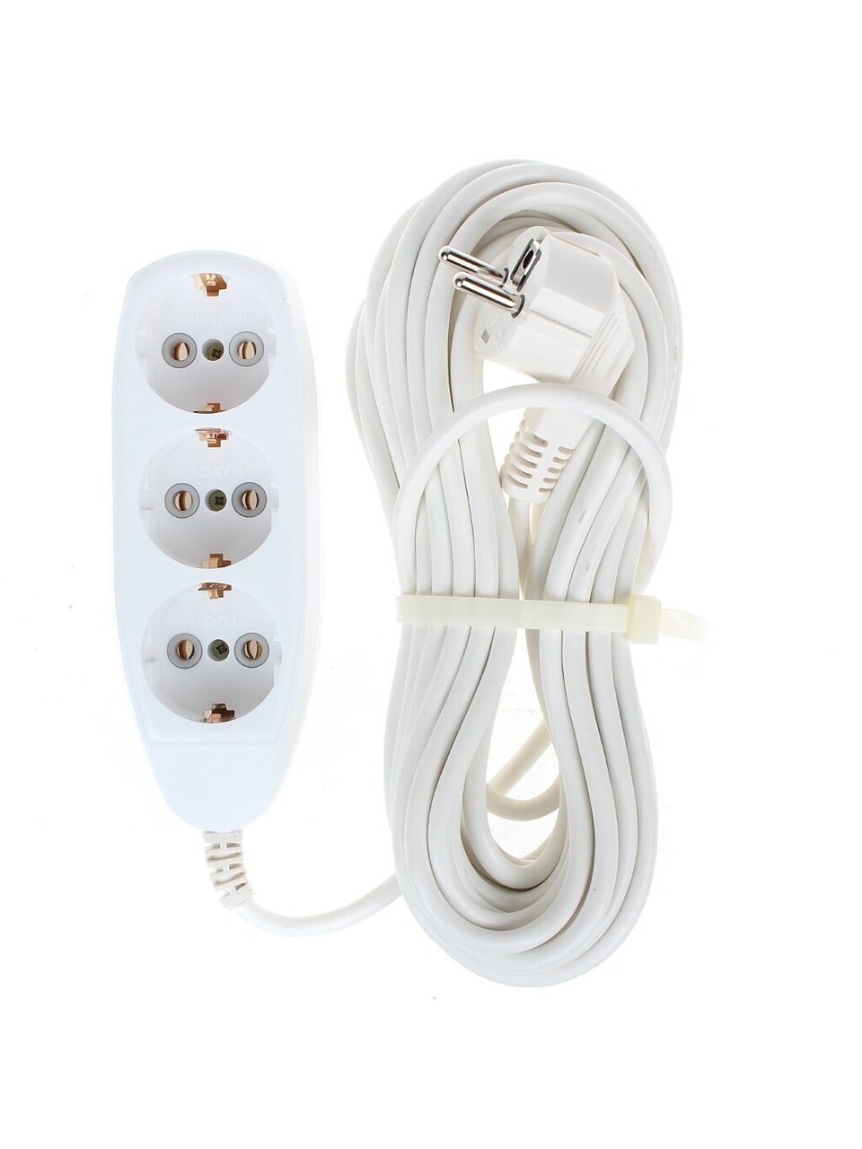 Удлинитель бытовой 3 гнезда, 1.5 м, ПВС, с заземлением, 16 А, Jett, PC-3, PC-3