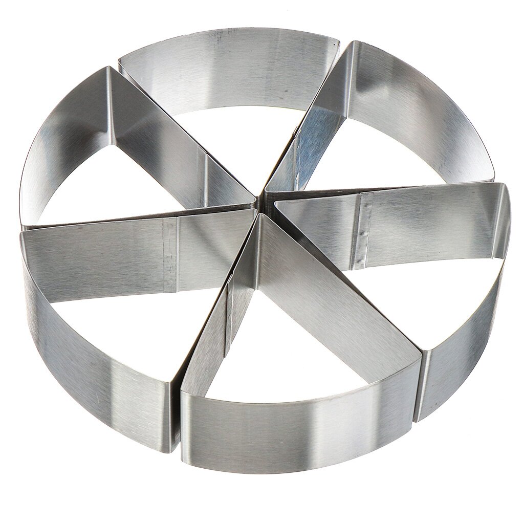 Форма для запекания сталь, 6 шт, 20х4.5 см, Y4-6407 набор из 12 муссовых колец