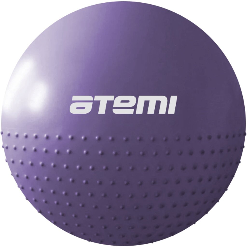 Мяч гимнастический полумассажный Atemi, AGB0575, антивзрыв, 75 см, 00000089558