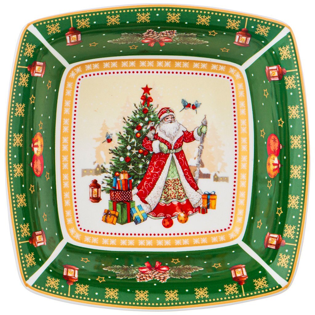 Салатник &amp;quot;christmas collection&amp;quot; 15,5х15,5х5 см, 85-1642
