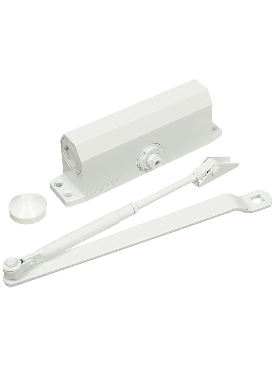 Доводчик дверной Trodos, TD-180, -35°C + 60°C °C, 180 кг, белый, 272025