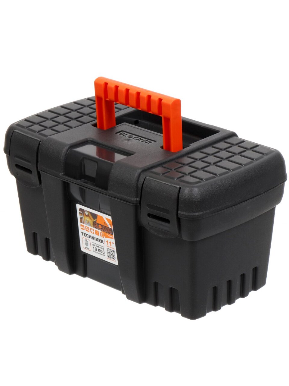 Ящик для инструментов, 11 '', 26.5х15.5х14 см, пластик, Blocker, Techniker, черный, BR3746ЧР