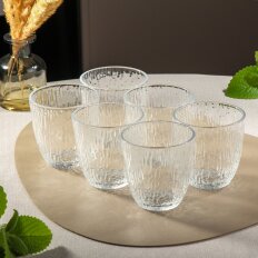 Стакан 280 мл, стекло, 6 шт, Лед, B060596