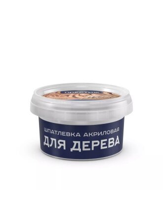Шпатлевка Престиж, акриловая, по дереву, для внутренних и наружных работ, дуб, 0.3 кг