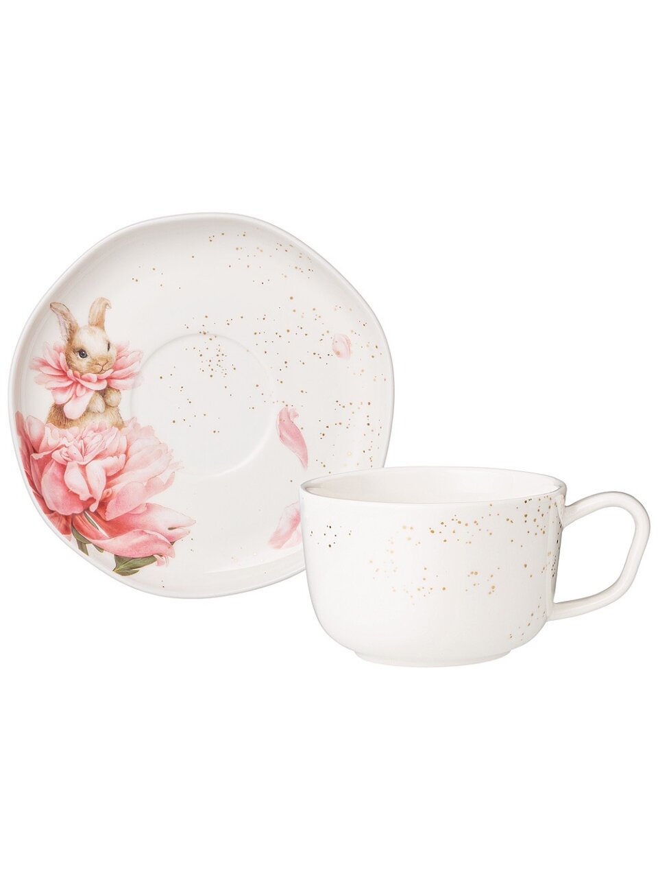 Чайная пара фарфор, 2 предмета, на 1 персону, 250 мл, Lefard, Sunday, 85-1852, подарочная упаковка