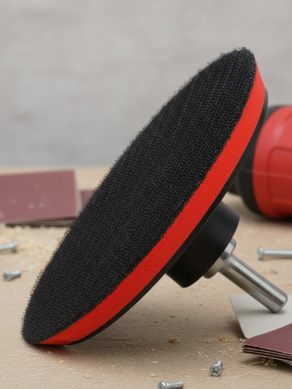 Тарелка опорная для шлифовального диска, Росомаха, диаметр 125 мм, с адаптером, 435010