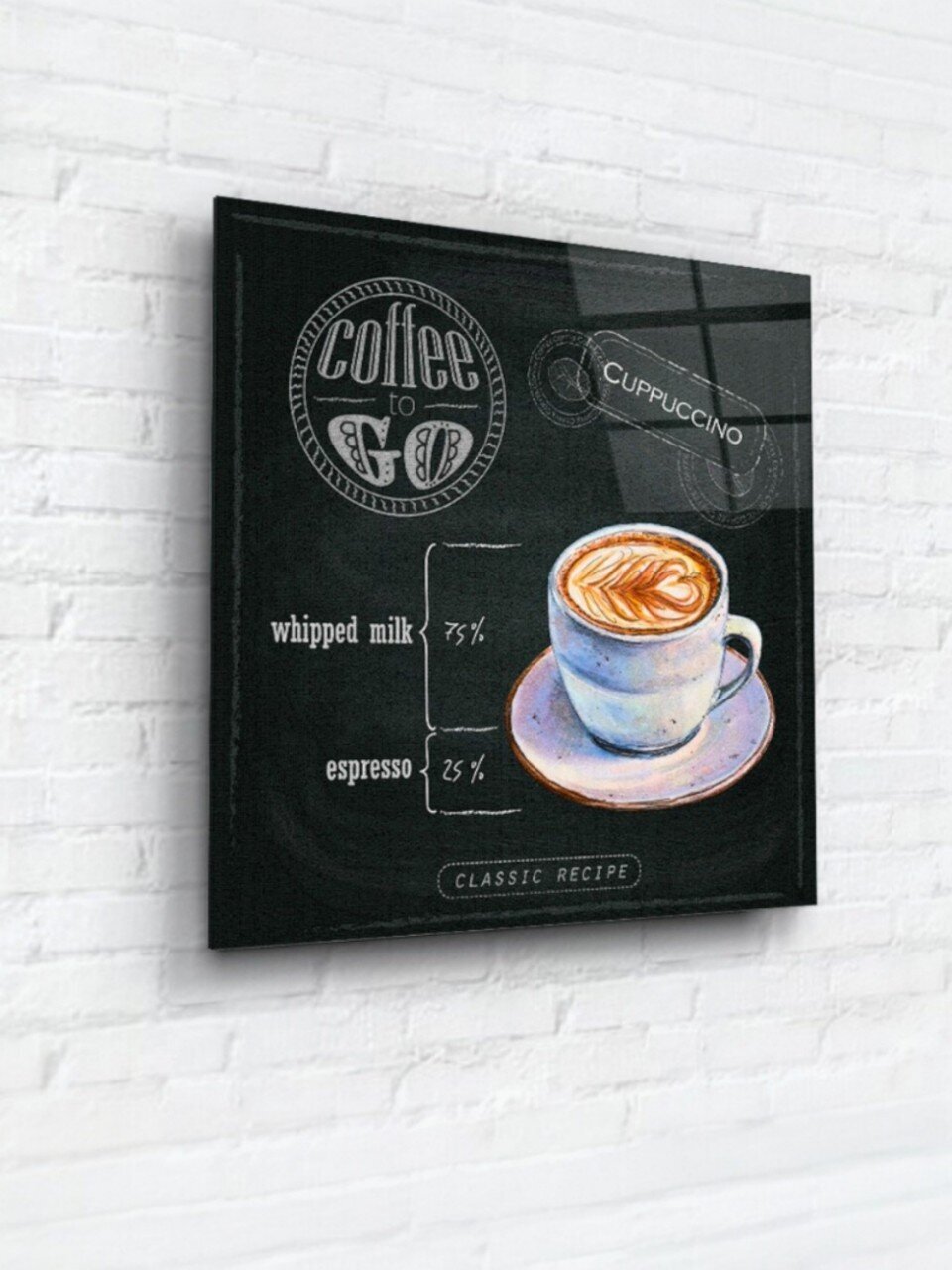 Картина на стекле, 40х40 см, Ингридиенты 5, WBR-02-986-03