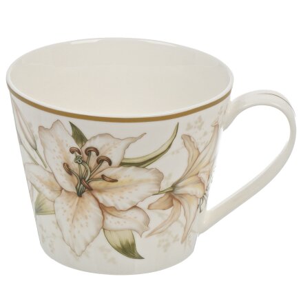 Кружка фарфор, 450 мл, Lilies, Lefard, 590-272