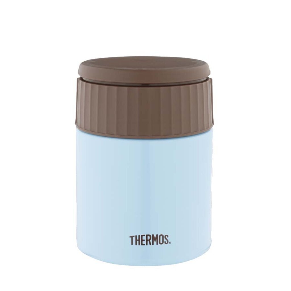 Термос для еды, нержавеющая сталь, 0.4 л, широкая горловина, Thermos, колба нержавеющая сталь, голубой, 924698