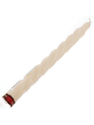 Свеча декоративная, 24х2.2 см, винтовая, слоновая кость, Evis, Барокко, парафиновая, 13 8181 24 001