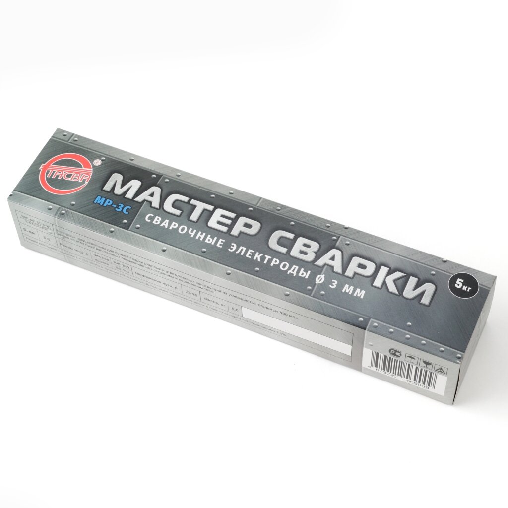 Электроды Мастер сварки, MP-3C, по стали, 3 мм, 5 кг, СТАСВА