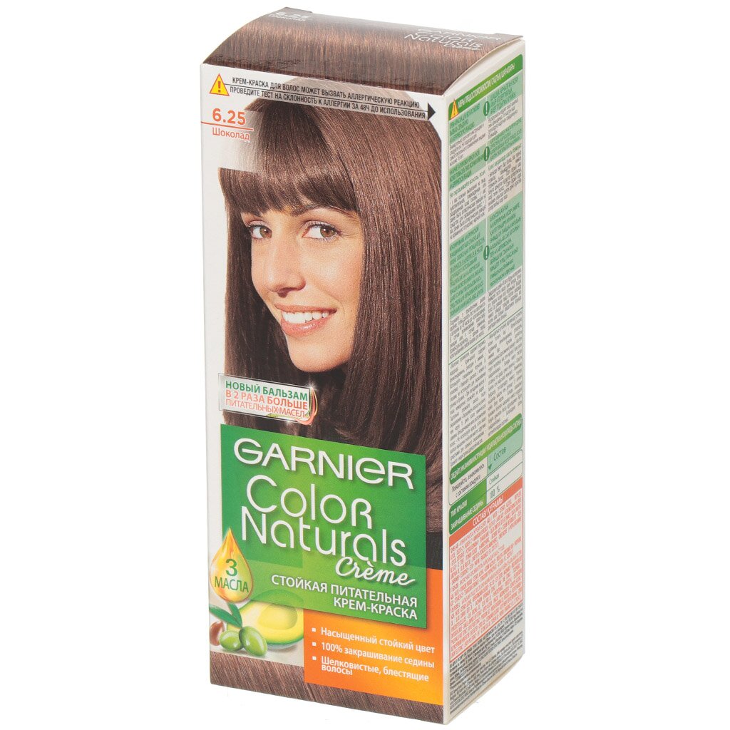 Краска для волос Garnier шоколад 6.25