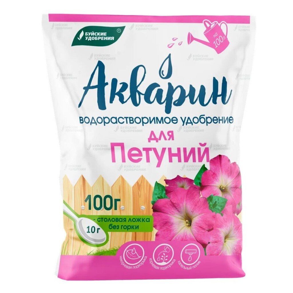 Удобрение Акварин, для петуний, 100 г, БХЗ