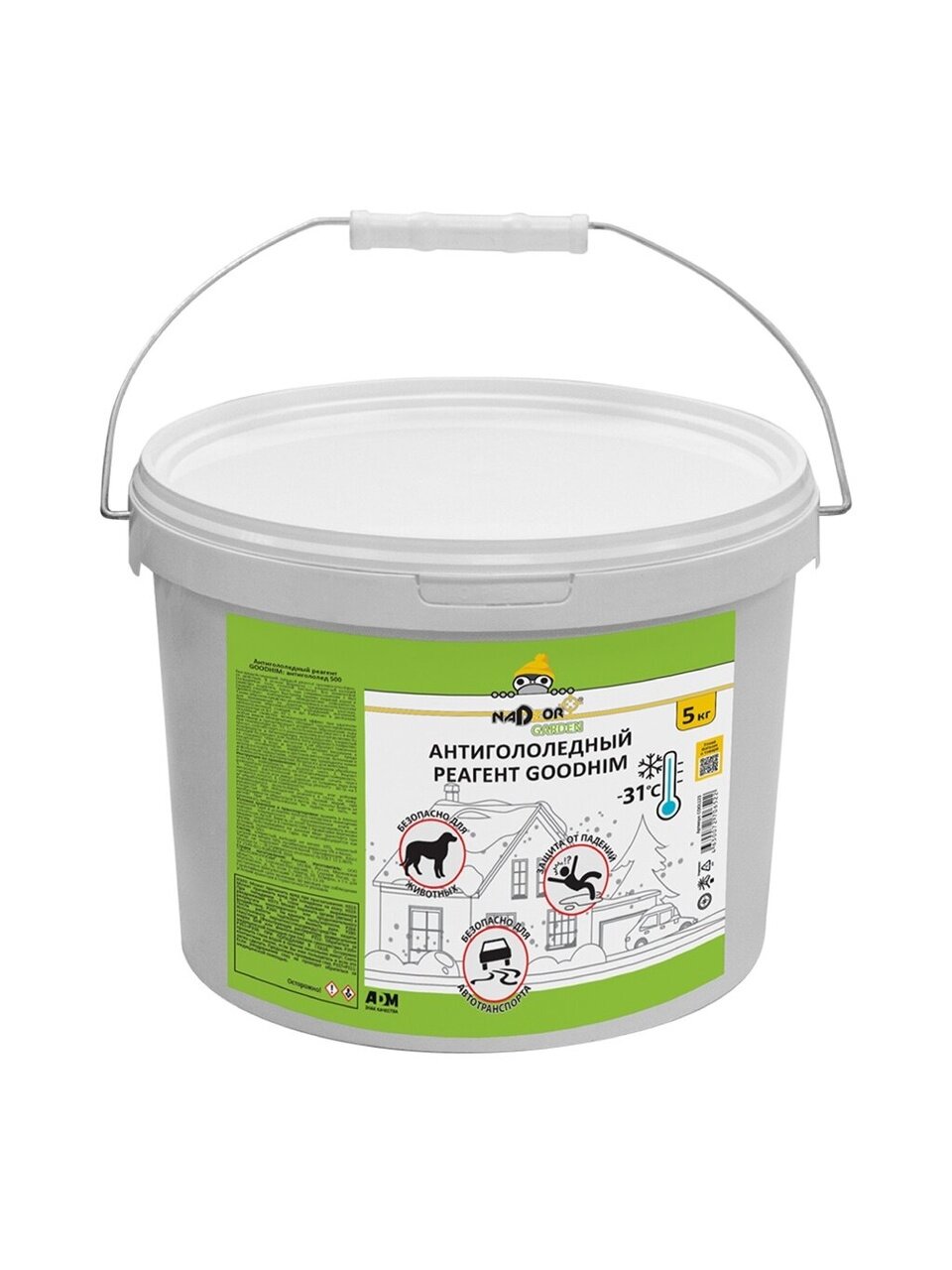 Антигололед Nadzor, Garden, 5 кг, COOL123