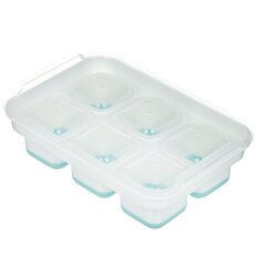 Форма для льда 20х13.5х5.4 см, пластик, силикон, с крышкой, Y4-7800