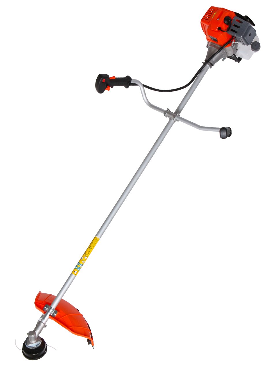 Триммер бензиновый, Zerten, TBR-52P3T, 3.3 л.с., 52 куб.см, U-ручка, леска/нож, леска 2.4 мм, неразборная штанга
