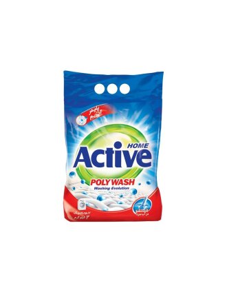 Стиральный порошок Active, 5 кг, автомат, универсальный, Poly Wash
