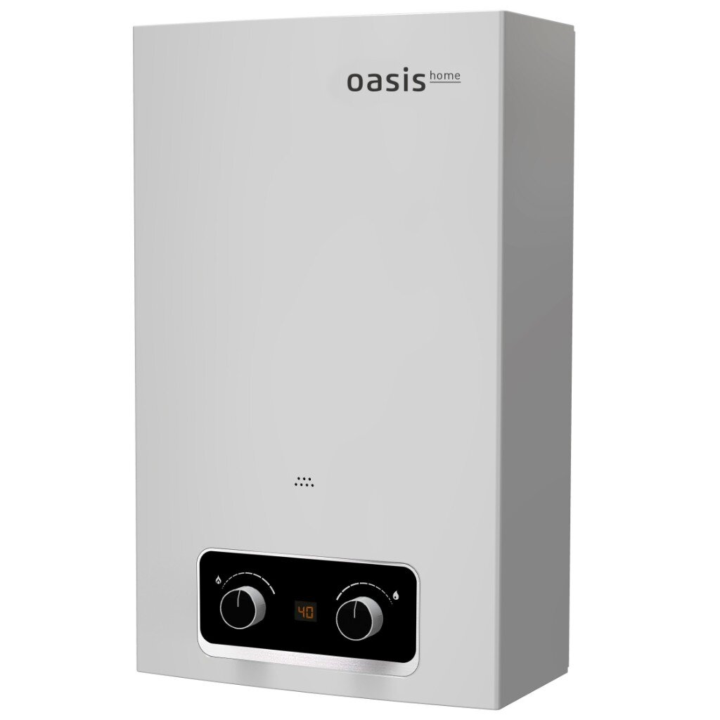 Колонка газовая проточная, Oasis, Home, V-20W, 10 л/мин, 20 кВт