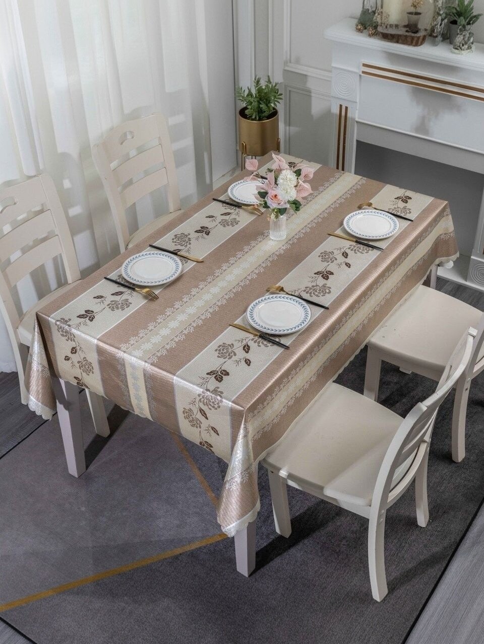 Клеенка Silvano, Galaxy, 1.37х20 м, ПВХ на тканевой основе, GL-5714А