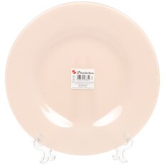 Тарелка обеденная, стекло, 26 см, круглая, Boho, Pasabahce, 10328/SLBD43, розовая