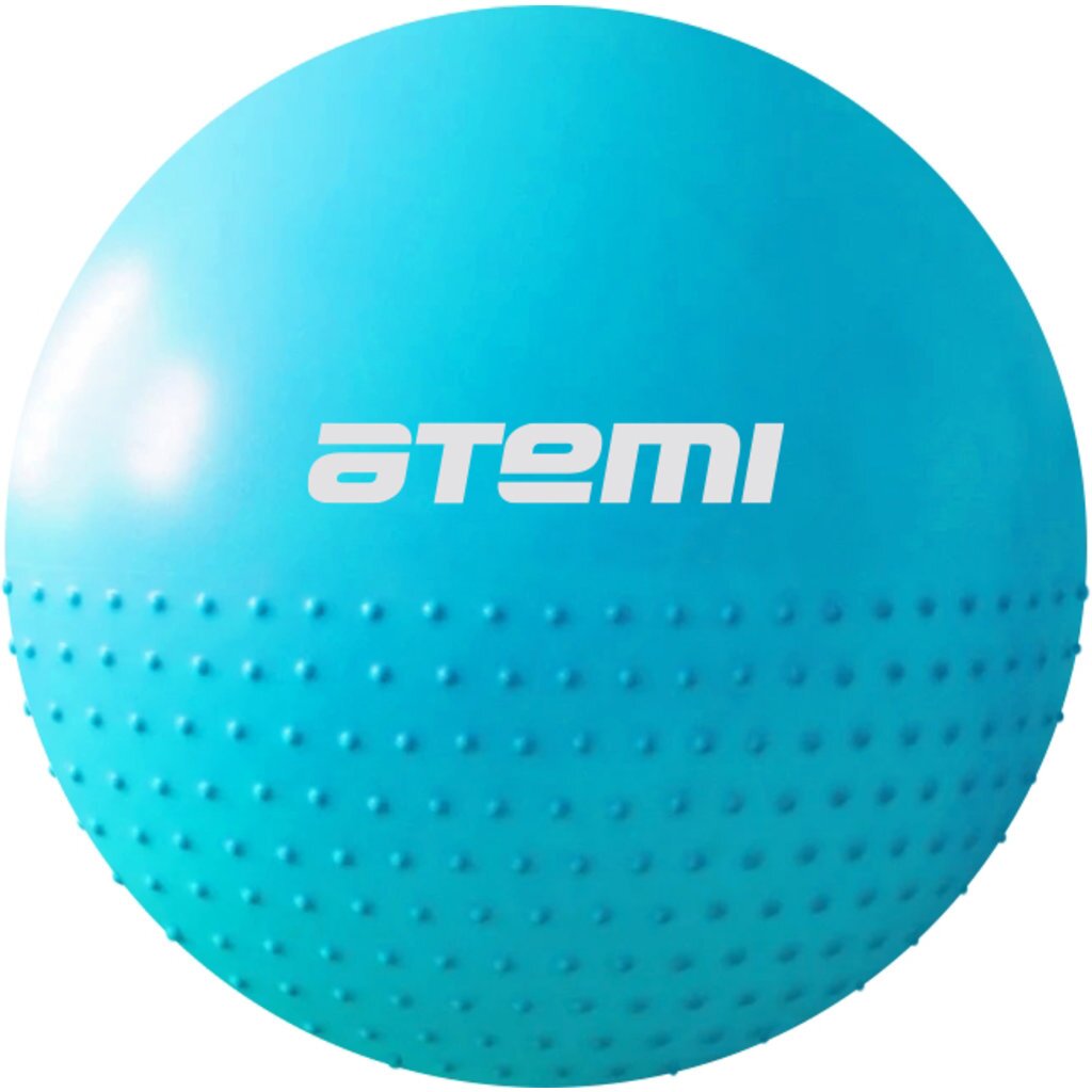 Мяч гимнастический полумассажный Atemi, AGB0565, антивзрыв, 65 см, 00-00004849