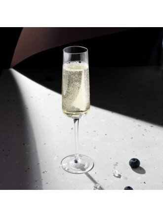 Бокал для шампанского, 210 мл, стекло, 4 шт, Billibarri, Lalin, 900-142