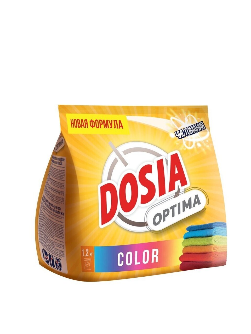 Стиральный порошок Dosia, 1.2 кг, автомат, для цветного белья, Optima Color