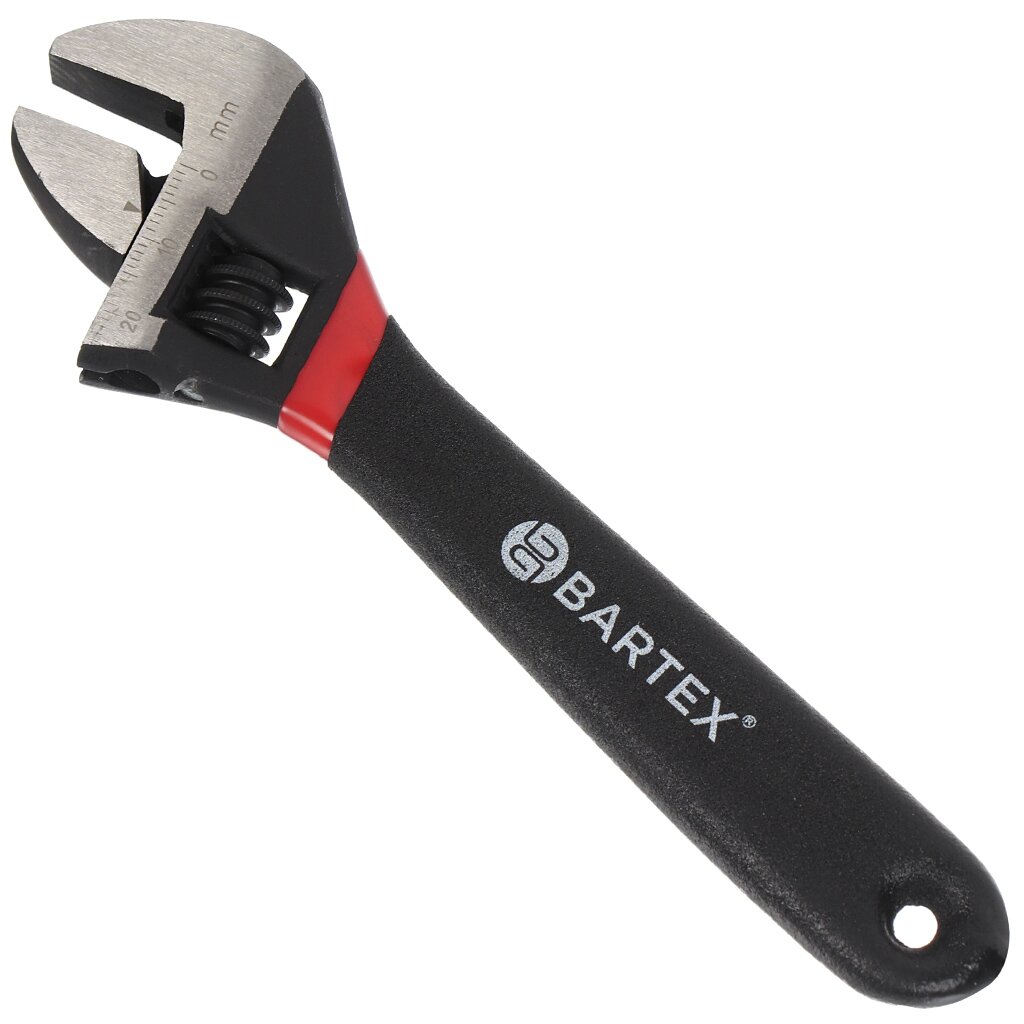 Ключ разводной, Bartex, 150 мм, CrV сталь, со шкалой, ручка ПВХ ключ разводной expert startul 250 мм se4218 25