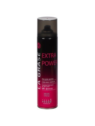 Лак для волос La Grase, Extra Power, 400 мл