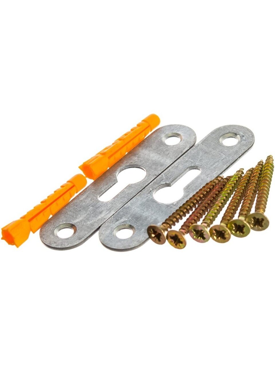 Подвес для полки, скрытый, 65 мм, белый цинк, 153280