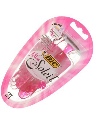 Станок для бритья Bic, Мисс Soleil, для женщин, 2 шт, одноразовые, 931540