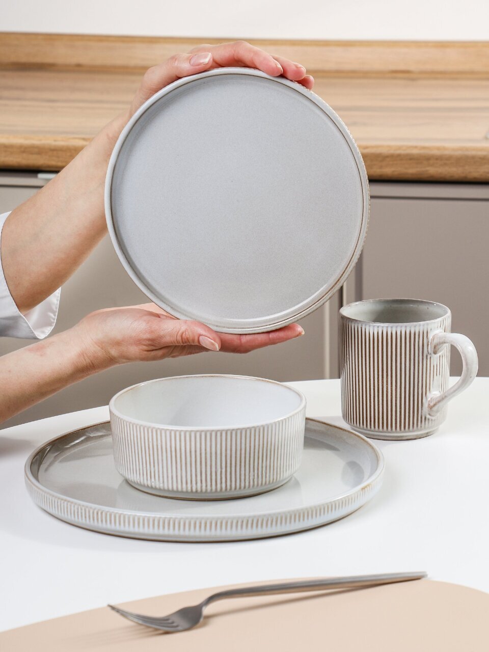 Сервиз столовый керам, 16 пр, 4 перс, Jewel, Градис, ПС0009-15