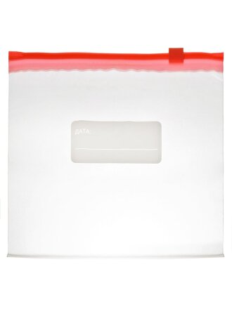 Пакеты-слайдеры для заморозки и хранения, 7 шт, 1 л, Homex, Очень практичные, 6216