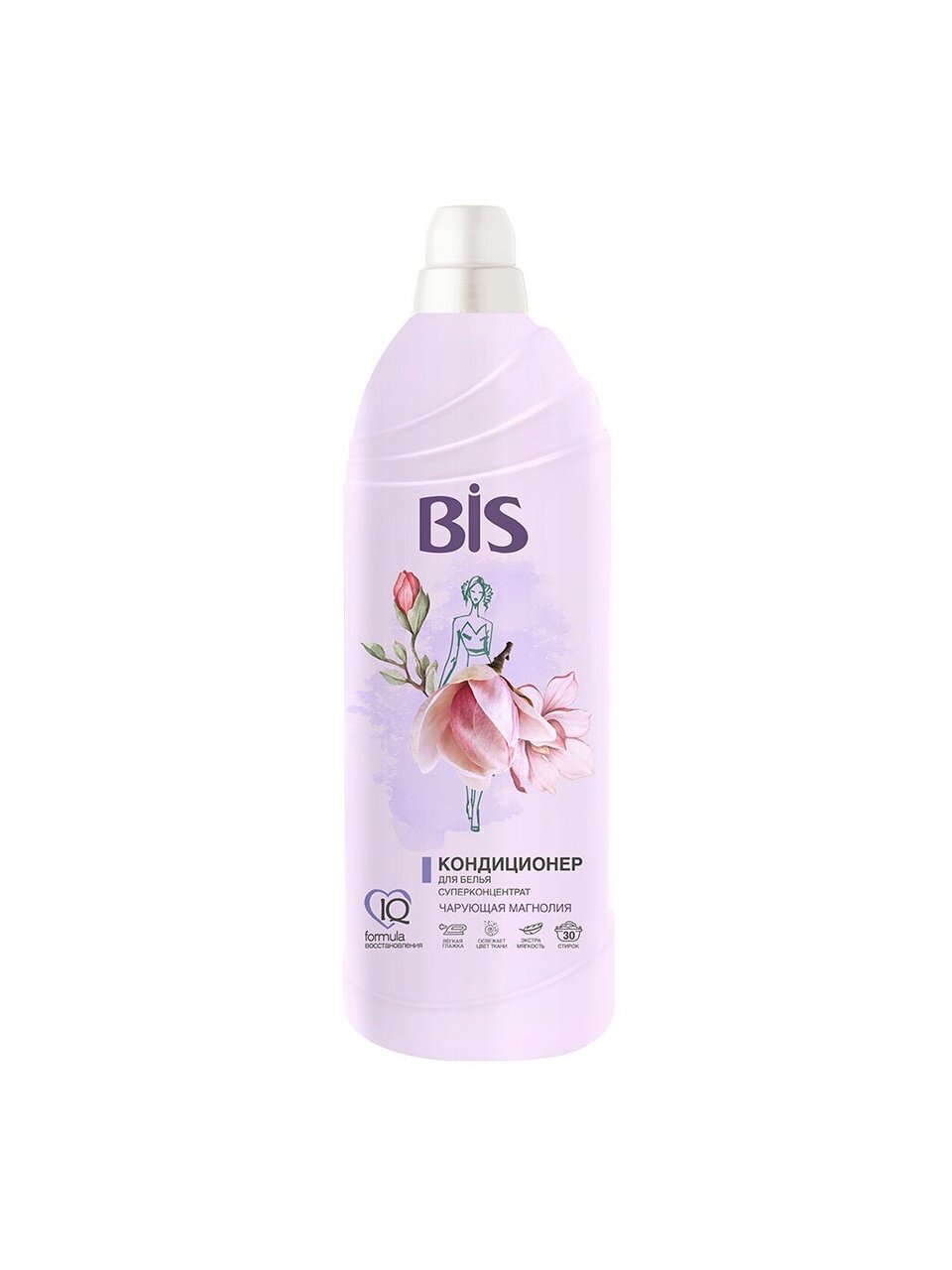 Кондиционер для белья BIS, 0.9 л, Чарующая магнолия, концентрат