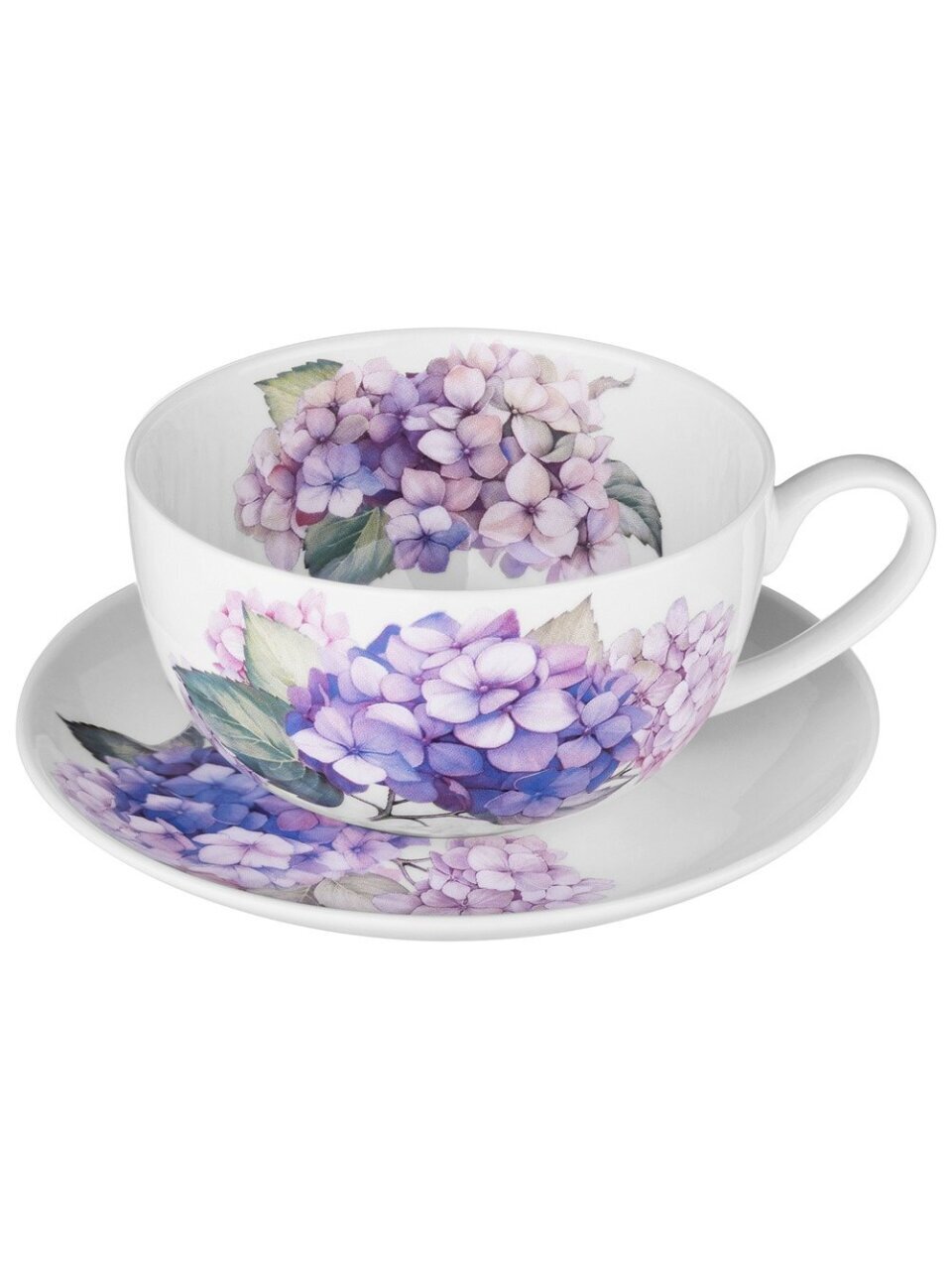 Чайная пара фарфор, 2 пр, 1 перс, 370 мл, Lefard, HORTENSIA, 415-2287