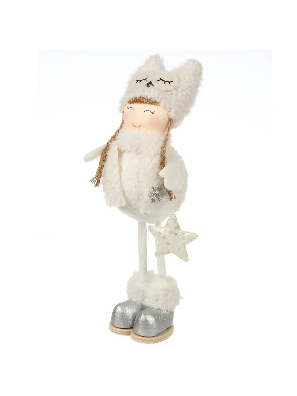 Фигурка декоративная Девочка, 32 см, белая, Y4-9417